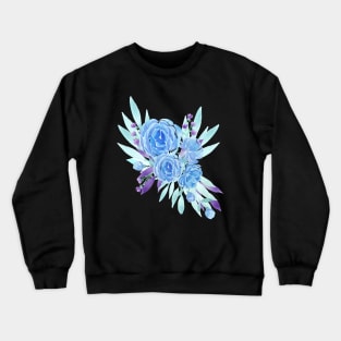 Blue peonies bouquet Crewneck Sweatshirt